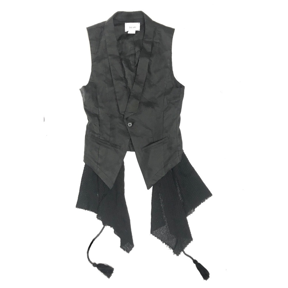 DEAR: crochet tassel vest